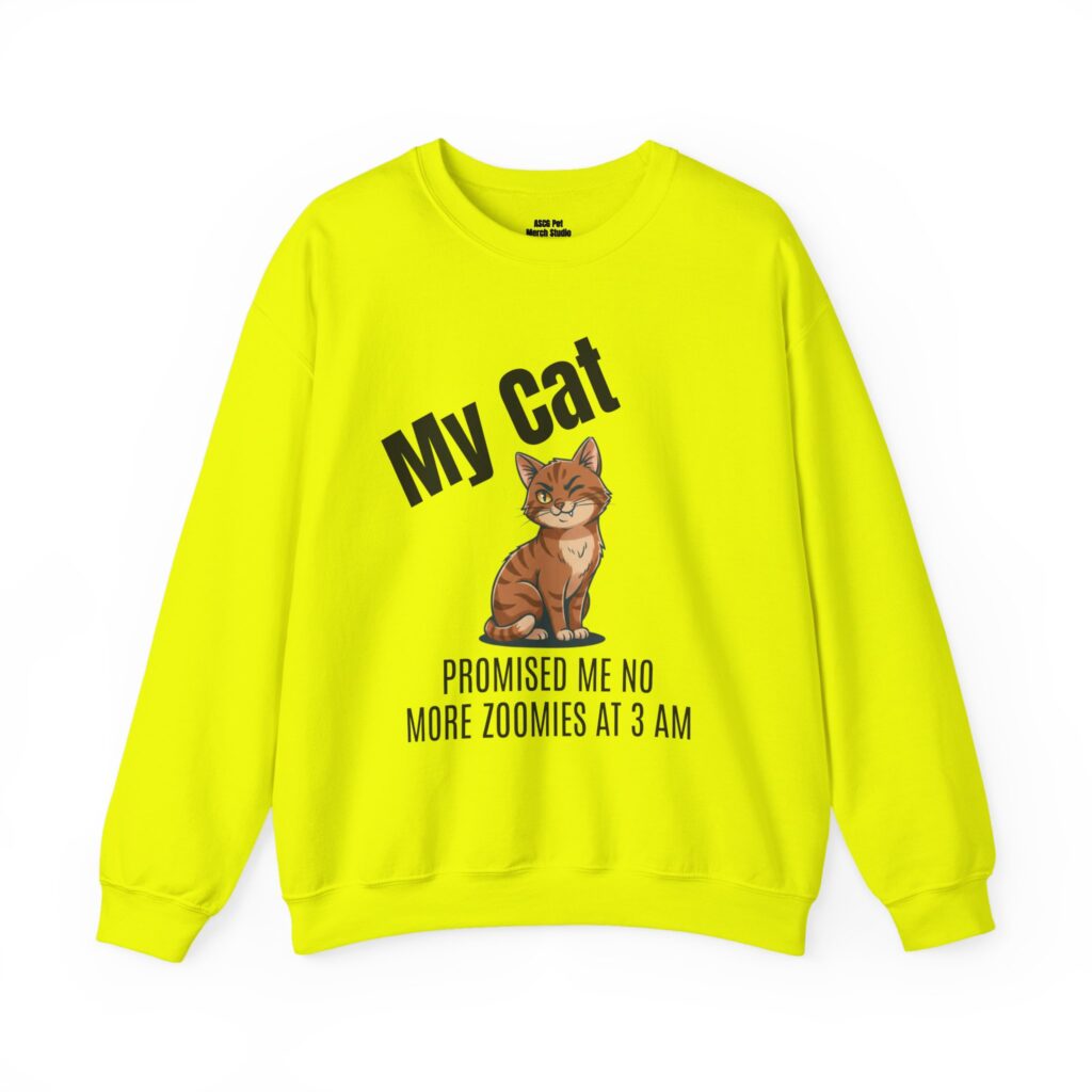 My cat promised no more zoomies at 3am