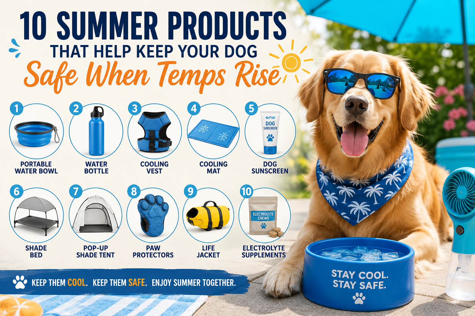 10 Summer Products That Help Keep Your Dog Safe When Temps Rise